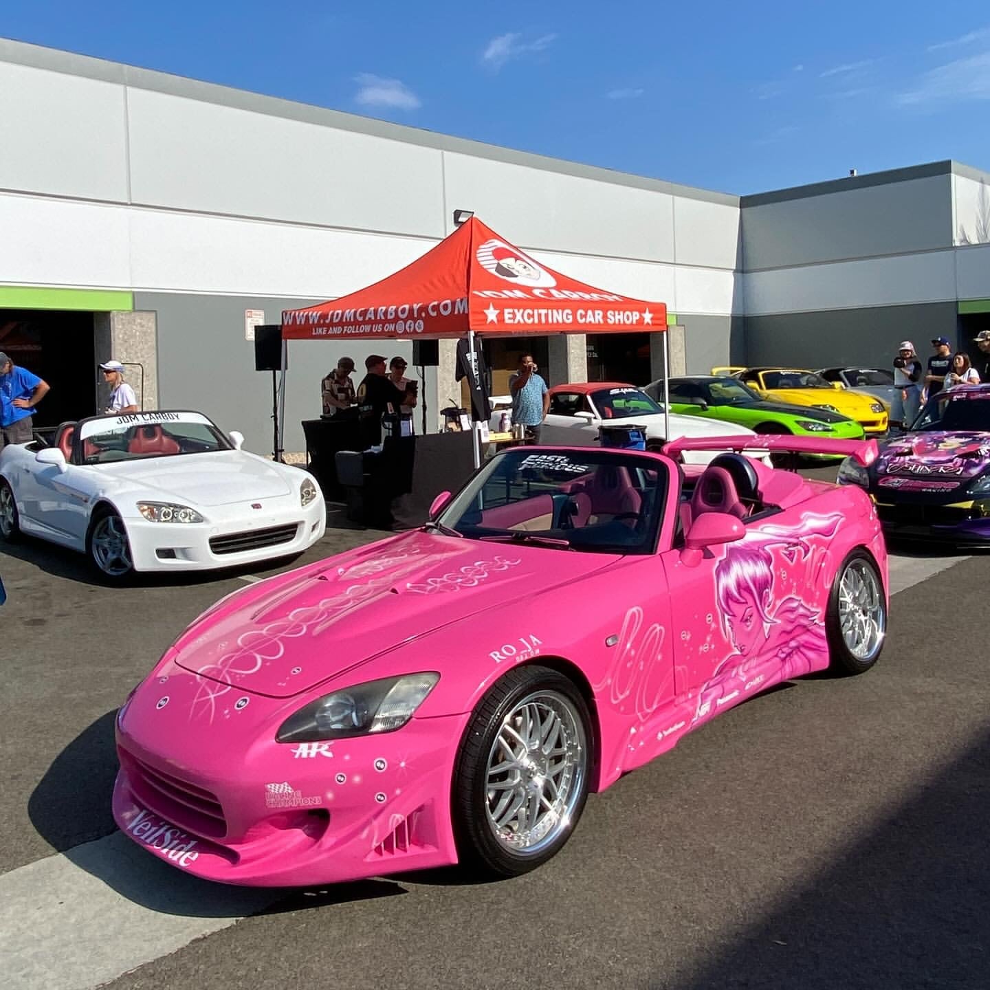 Oversized Suki Anime T-Shirt | Pink VeilSide Honda S2000 JDM F&F Inspired Tee