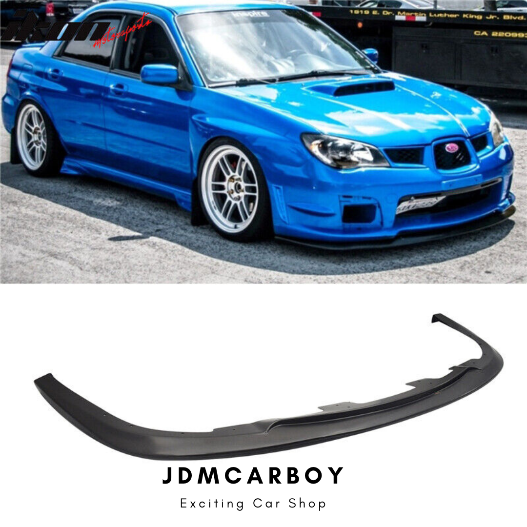 06-07 Subaru Impreza STI S204 V-LIMITED CS1 Urethane Front Bumper Lip WRX
