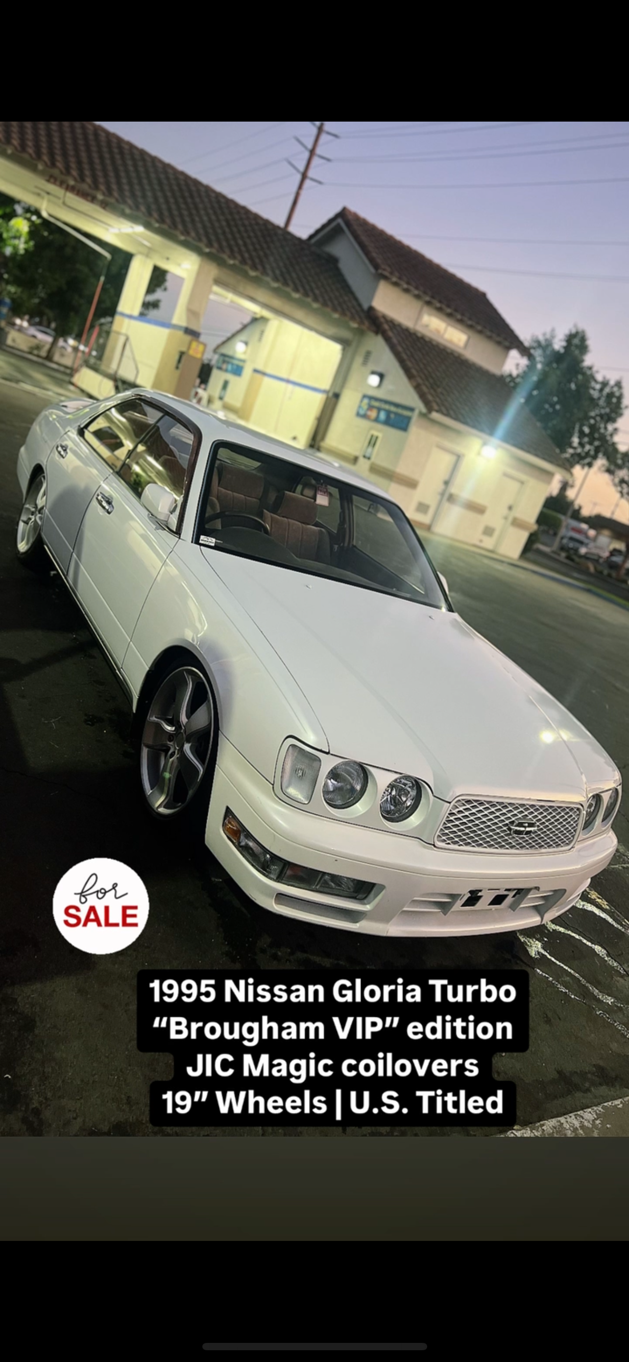 1995 Nissan Gloria "Brougham VIP" Turbo Y33