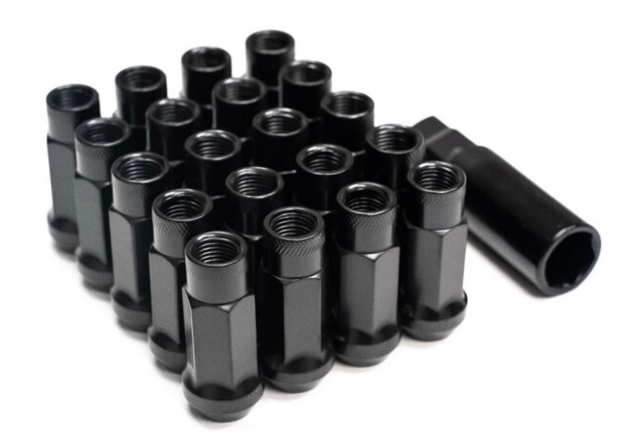 20 Spline Open Ended Lug Nuts 51mm 12x1.5 Fits Honda Mazda Acura Toyota