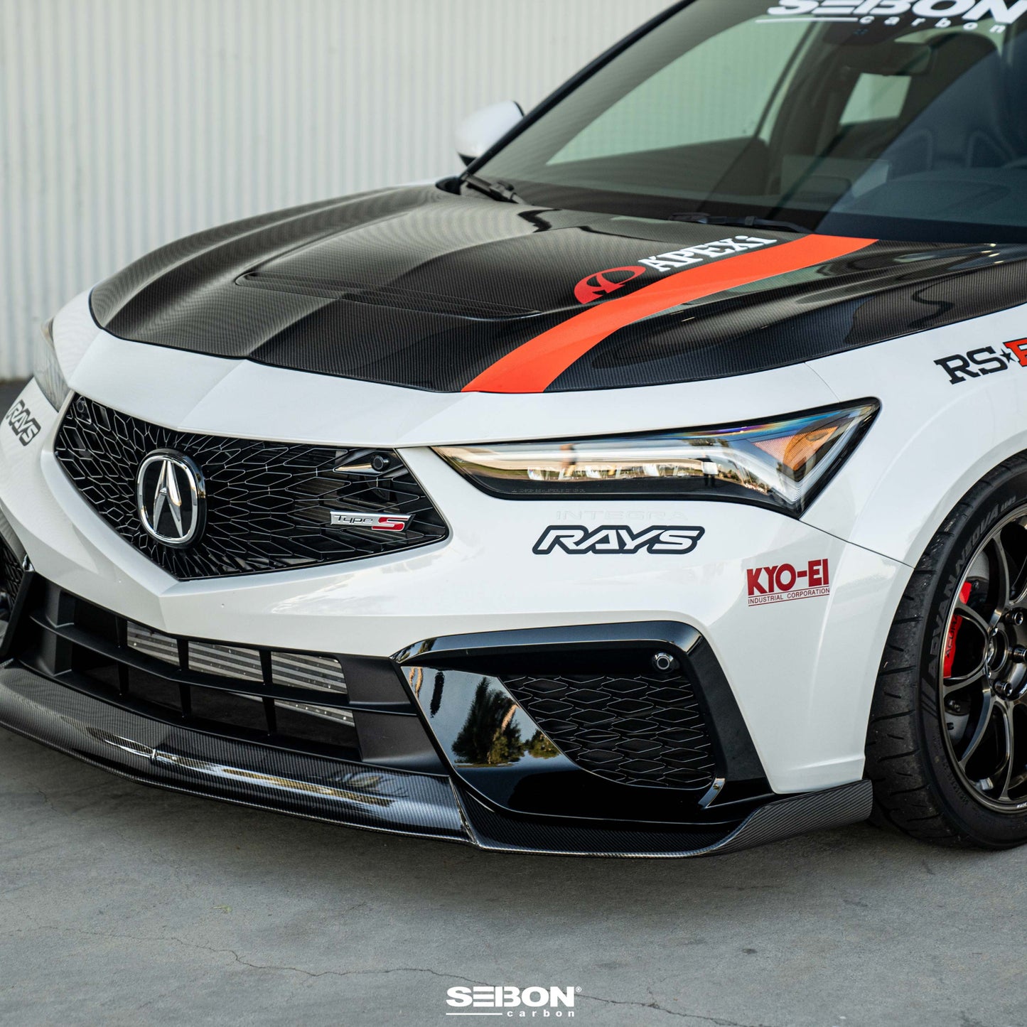 2024-2025 Acura Integra Type S OE-Style Double-Sided Carbon Fiber Hood — Seibon Carbon (HD24ACINS-OE-DS)