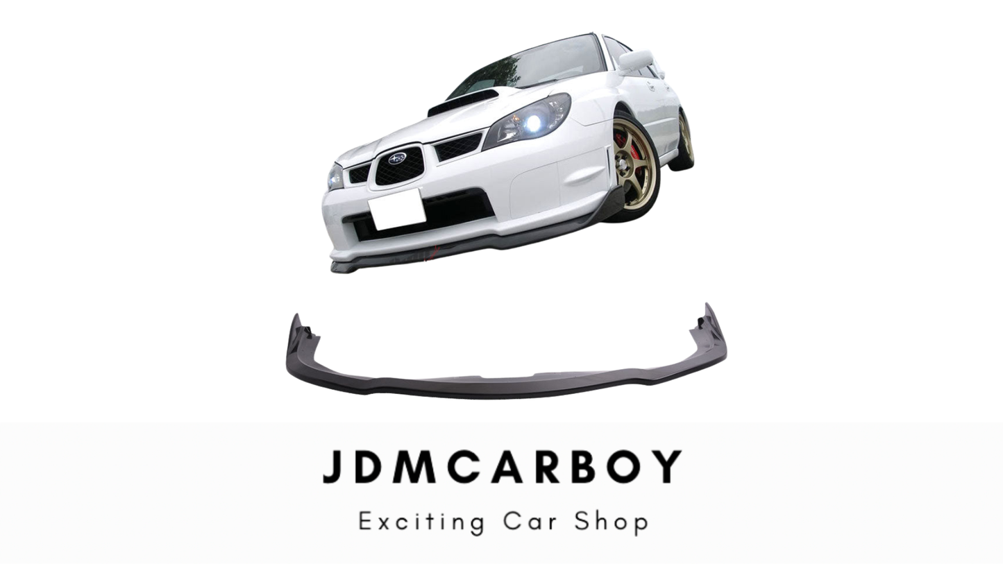 CW2 Style Front Bumper Lip Spoiler - 2006-2007 Subaru Impreza WRX | JDMCarboy