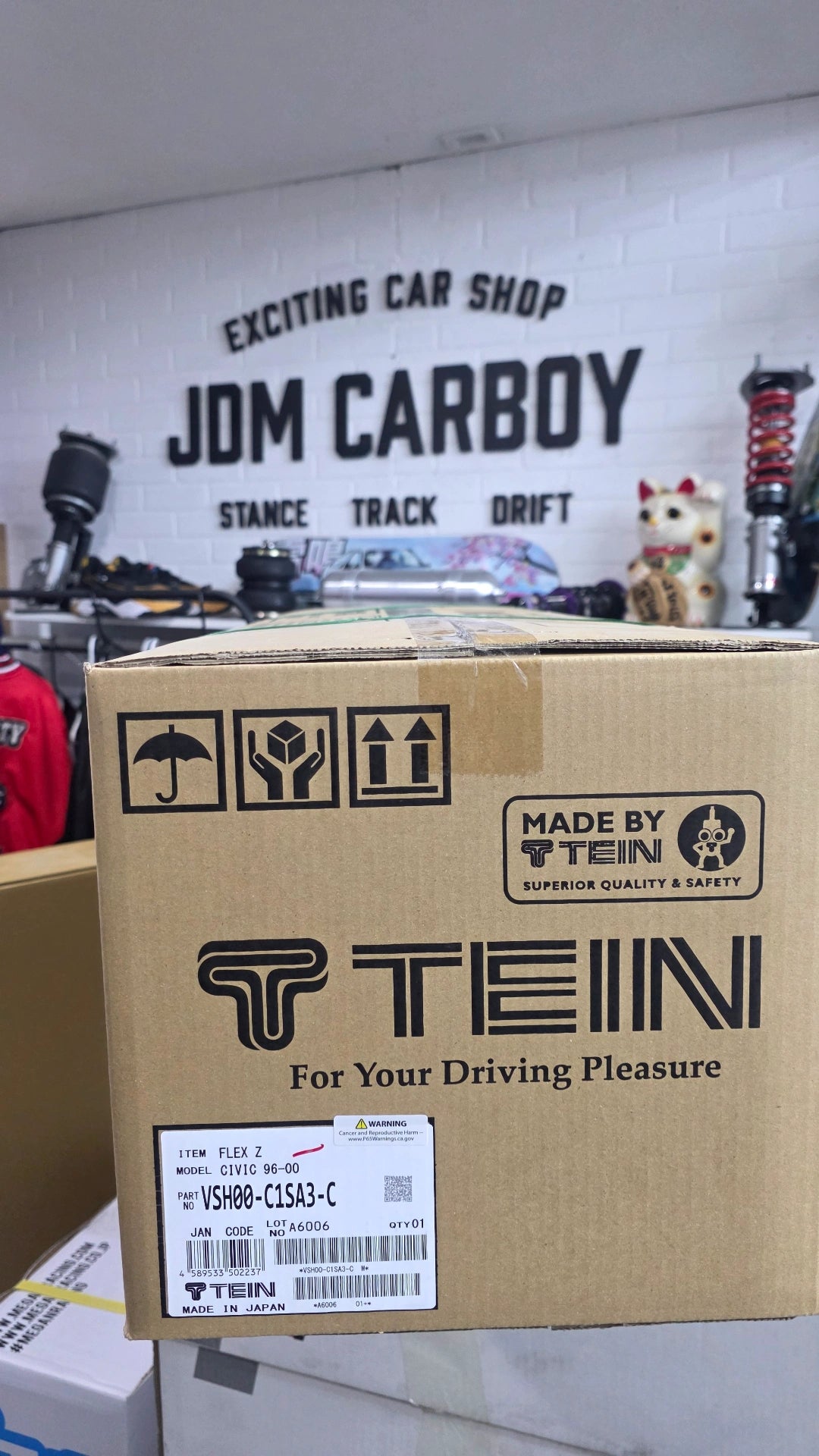TEIN Flex Z Coilover Kit VSH00-C1SA3 - 1996-2000 Honda Civic EK/EM1 | JDMCarboy