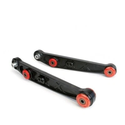 Skunk2 Alpha Series Rear Lower Control Arms for 89-95 Civic & 90-01 Integra (Pair, Black) S2-542-05-1195