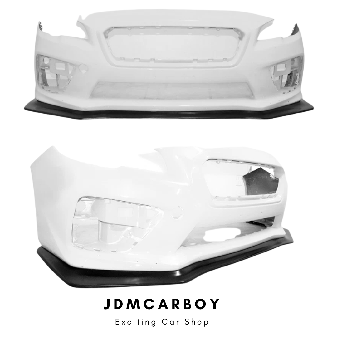2015-2021 Subaru WRX & STI IKON V6 Style Front Bumper Lip Spoiler Unpainted PU