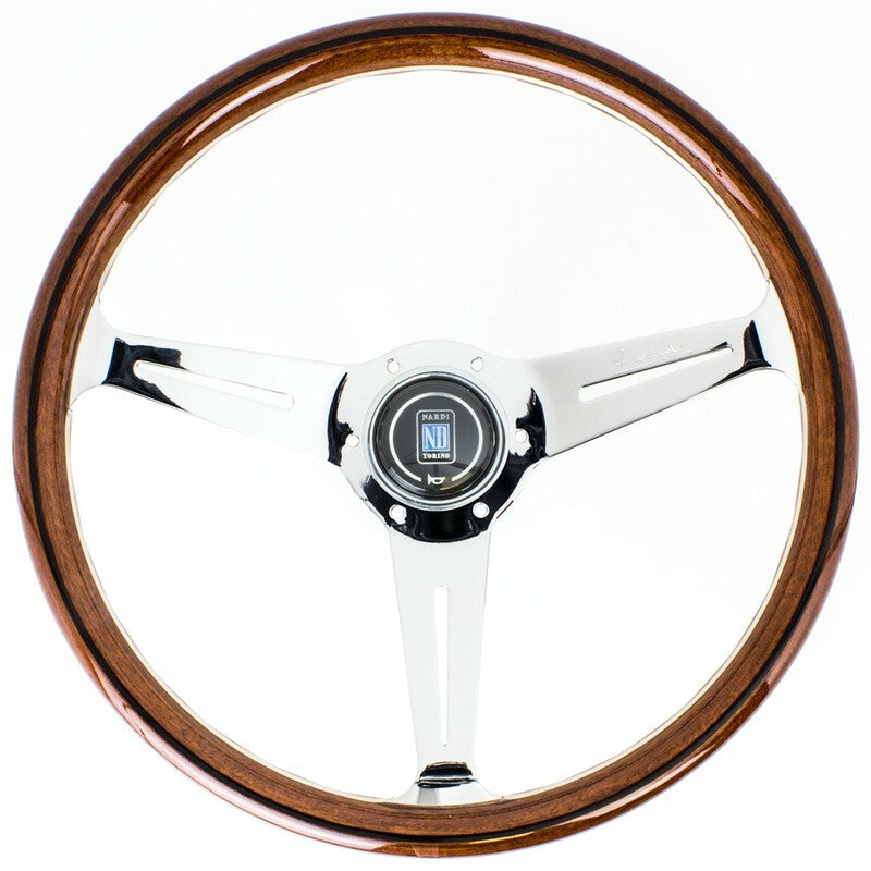 Nardi Classic Wood 360mm Steering Wheel w/ Polished Spokes – 5061.36.3000