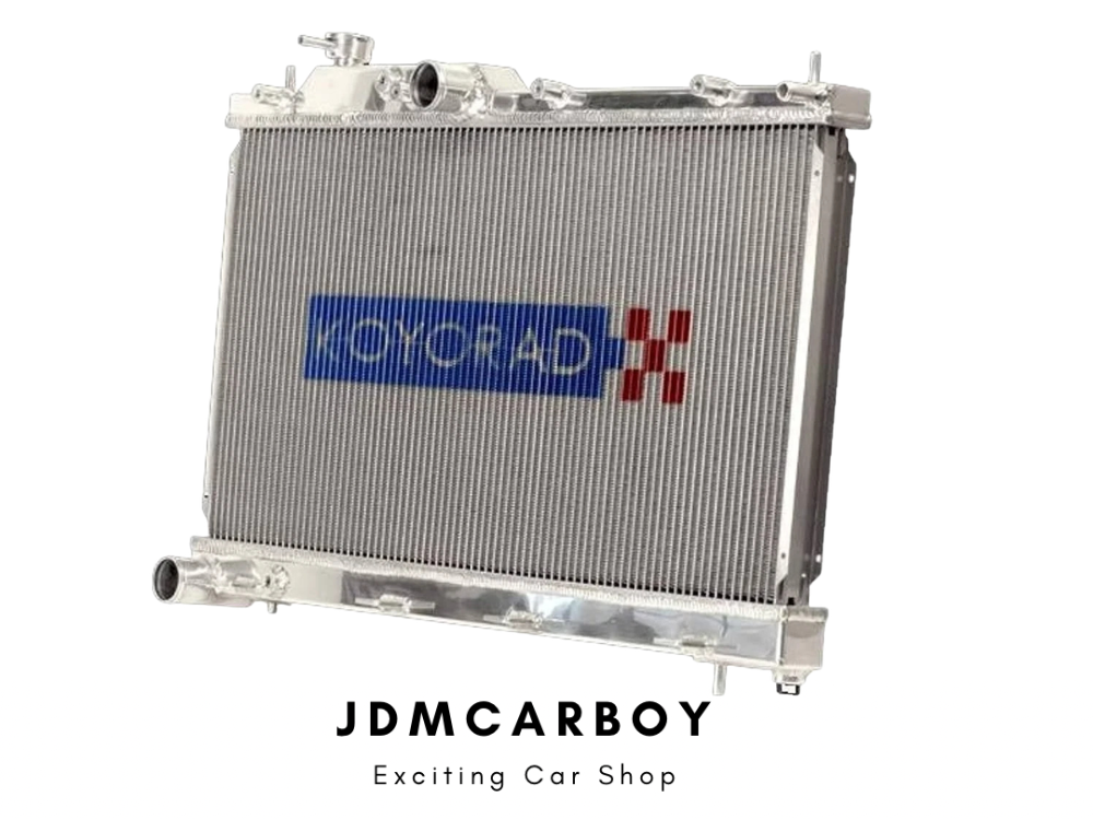 Koyo 36mm V-Core Racing Aluminum Radiator V083146 - 94-01 Acura Integra Manual (Denso/Showa) | JDM High Performance Cooling