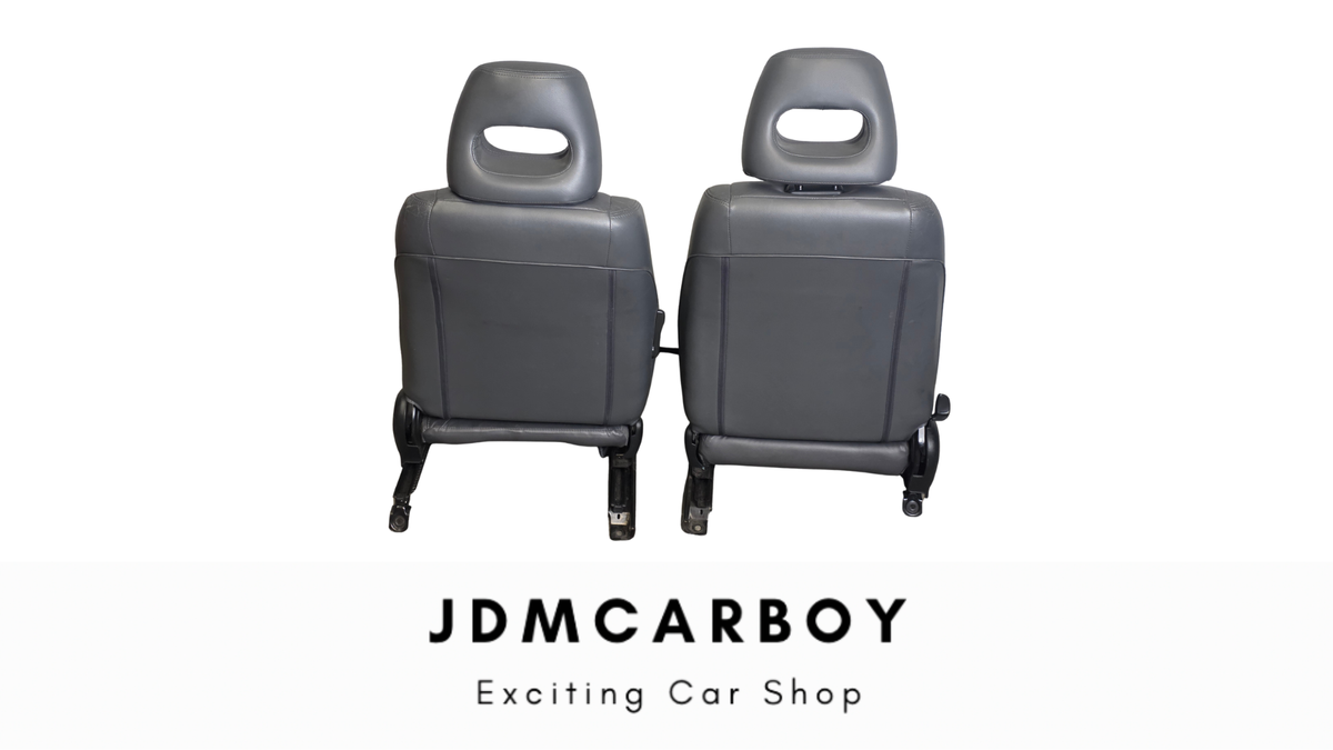 94-01 Acura Integra GSR DC2 Gray Leather Front Seats (Also Fits Civic EG/EK)