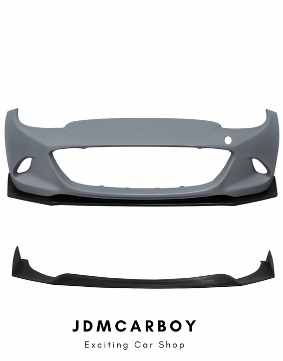 2016–2025 Mazda MX-5 Miata ND GV-Style Front Bumper Lip – PU (4th Gen)