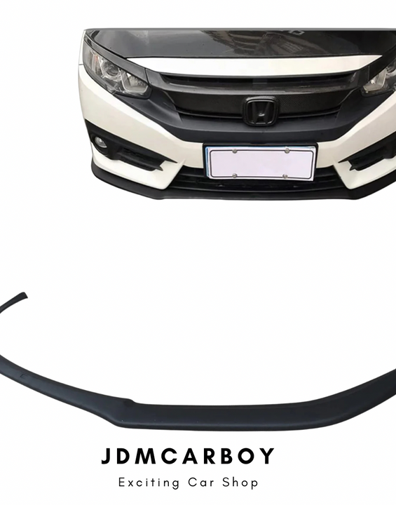 16-21 Honda Civic Type-V Polyurethane PU Front Lip 2DR 4DR Hatchback PU