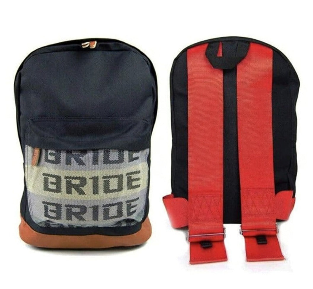JDM BRIDE Takata Style Racing Harness Backpack - Green | Laptop + Tool Bag | JDMCarboy