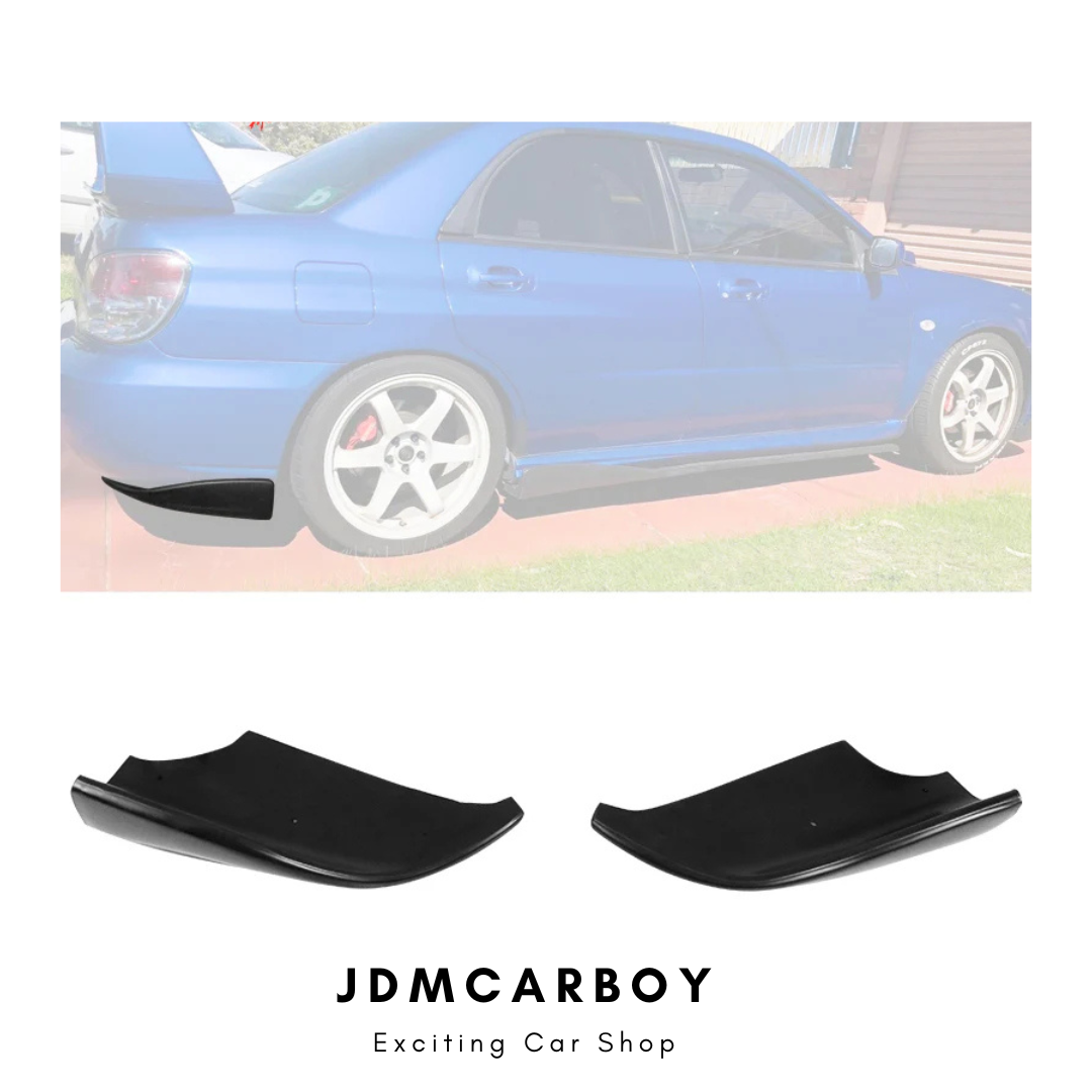 2005-2007 Subaru Impreza WRX STI CS Style Rear Bumper Lip Aprons PU