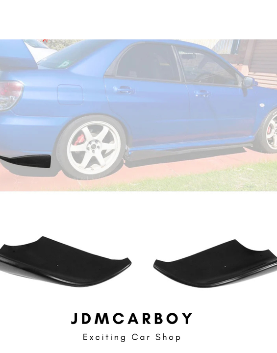2005-2007 Subaru Impreza WRX STI CS Style Rear Bumper Lip Aprons PU
