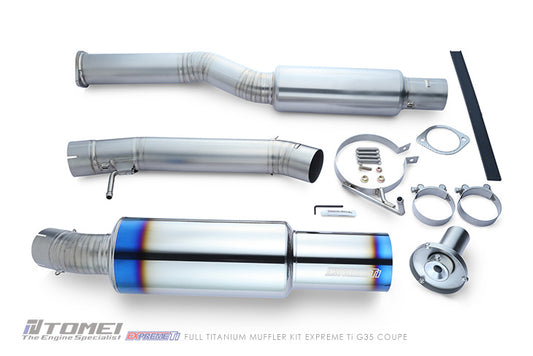 Tomei Full Titanium Muffler Kit | 2003-2007 Infiniti G35 Coupe (TB6090-NS04G)
