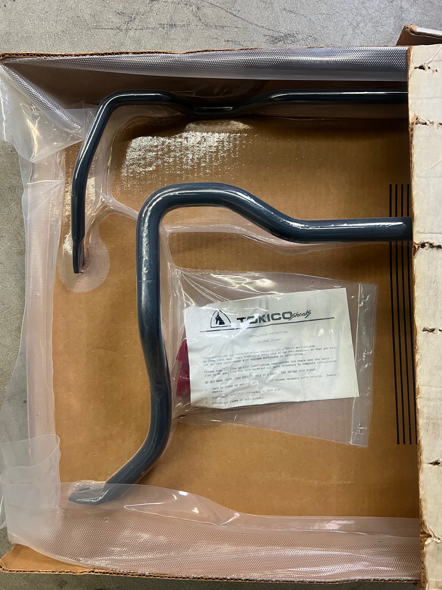 Tokico SB-5068 Front & Rear Sway Bar Kit – 1986-1988 Toyota Celica