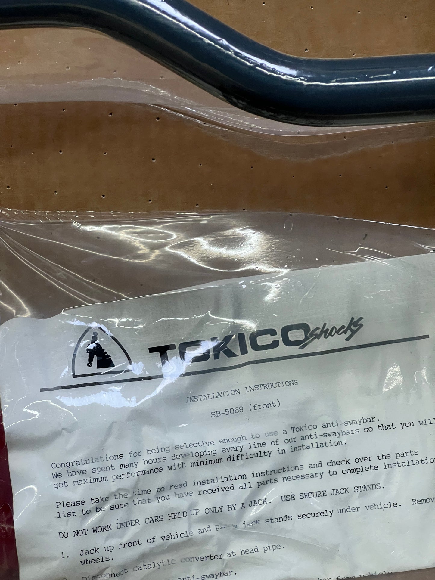 Tokico SB-5068 Front & Rear Sway Bar Kit – 1986-1988 Toyota Celica