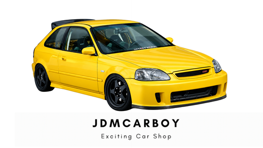 96-98 Honda Civic EK BYS Style Front Bumper – Fiberglass with Carbon Fiber