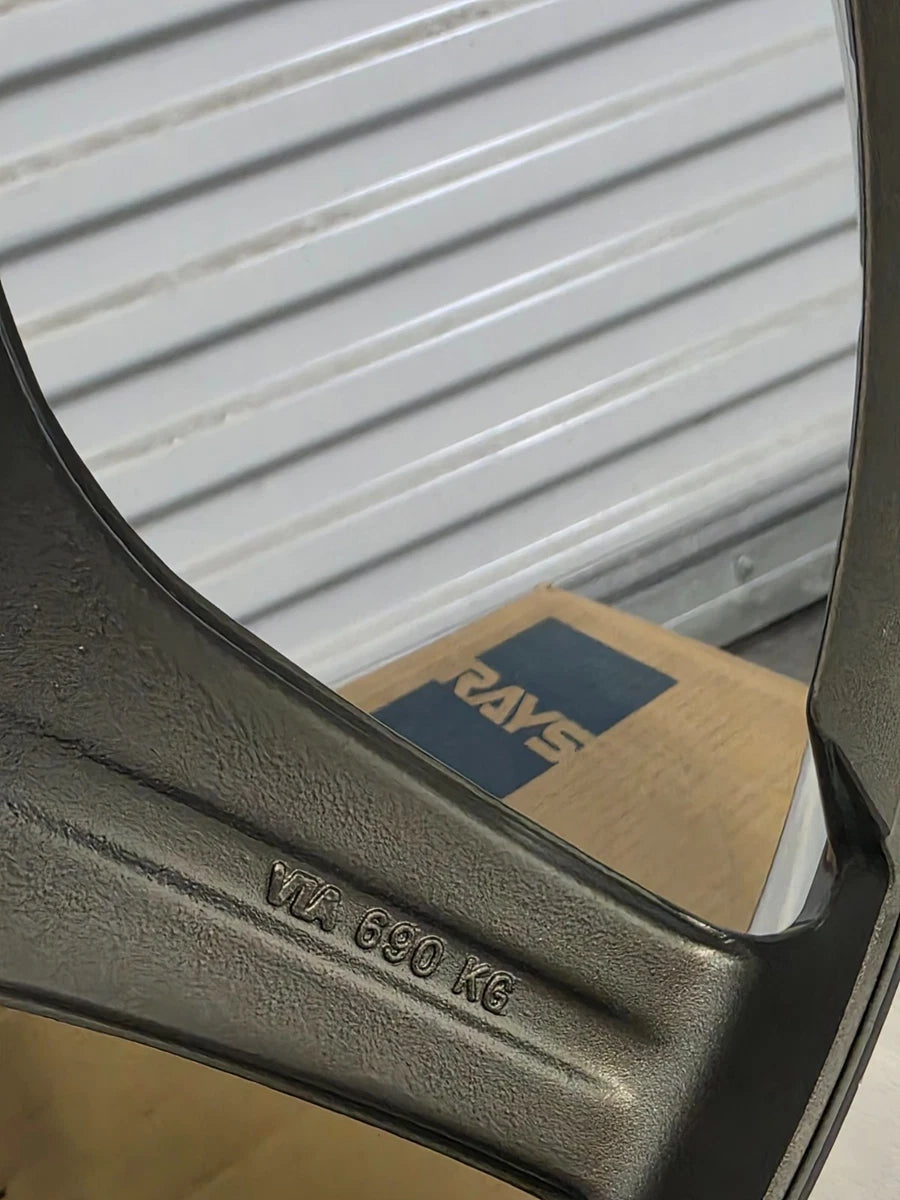 RAYS Volk Racing SF-Challenge wheel barrel and lip detail