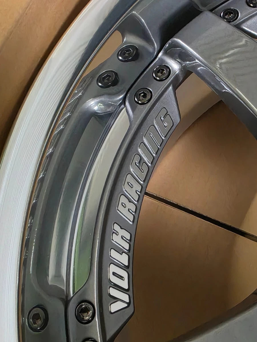 RAYS Volk Racing SF-Challenge wheel lip and spoke detail