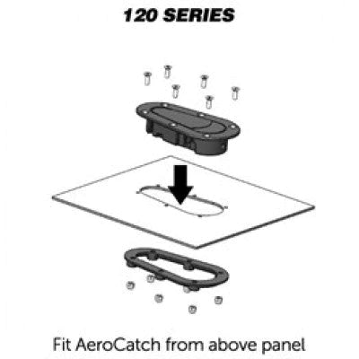 Aerocatch Hood Pins w/o Lock AC-120-2000
