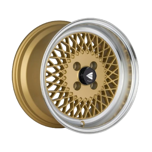 Enkei 92 Wheel 15x8 4x100 25mm Silver Gold Black Classic Mesh Wheel