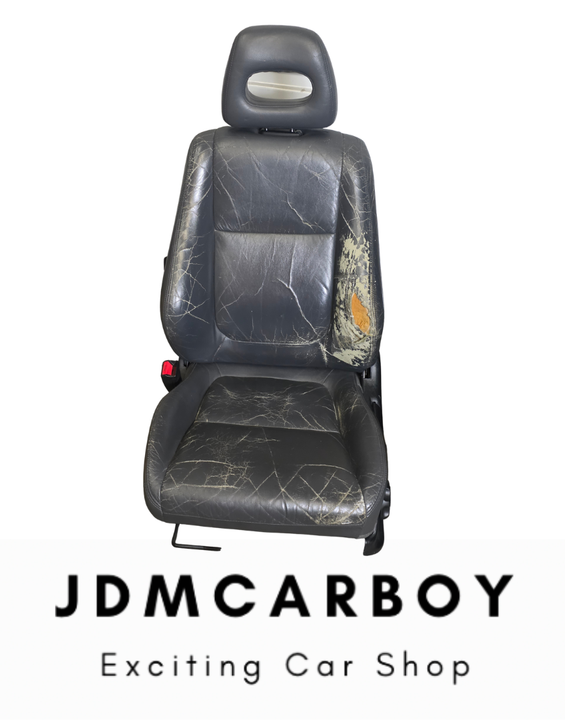 94-01 Acura Integra GSR DC2 Gray Leather Front Seats (Also Fits Civic EG/EK)