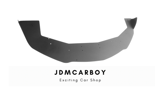 13-20 Nissan 370Z Amuse Style Front Lip Spoiler – Black Textured Aluminum | Z34