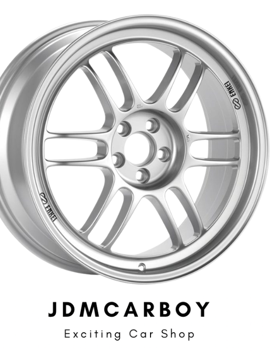 Enkei RPF1 14x7 Silver 4x100 | +19/+28 Offset JDM Wheels - Acty, 80s Civic/CRX, Miata