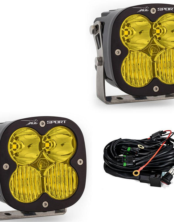 Baja Designs XL Sport LED Auxiliary Light Pair – Driving/Combo – Clear or Amber #567803 #567813