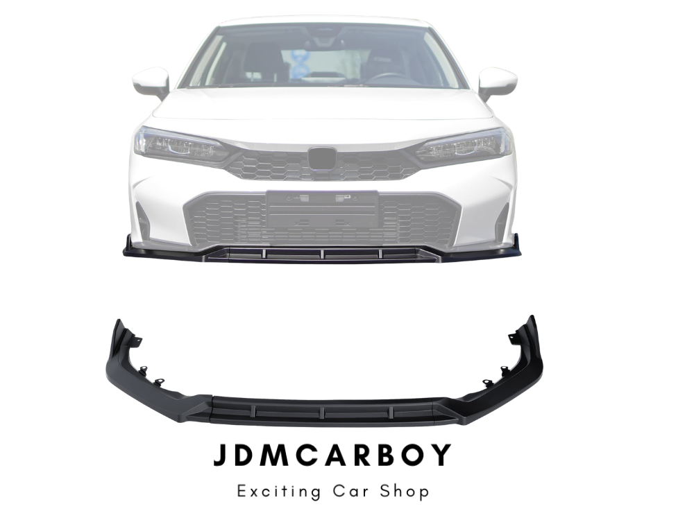3-Piece Front Bumper Lip Splitter - 2025-2026 Honda Civic FL5 JDMCARBOY