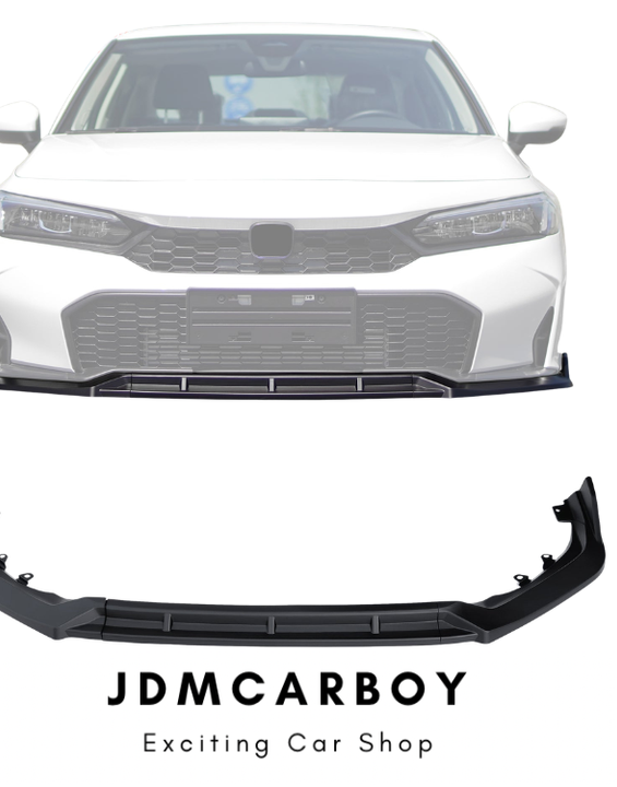 3-Piece Front Bumper Lip Splitter - 2025-2026 Honda Civic FL5 JDMCARBOY