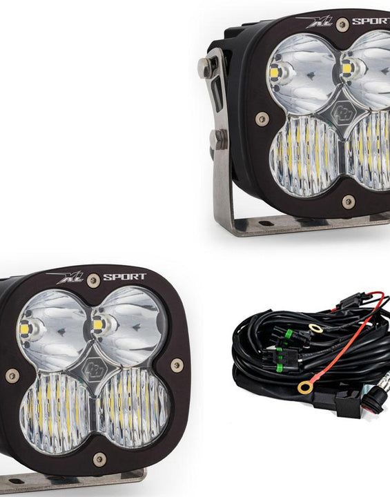 Baja Designs XL Sport LED Auxiliary Light Pair – Driving/Combo – Clear or Amber #567803 #567813