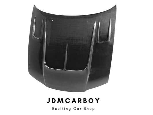 Seibon HD9798NSR33S-TT TT-Style Carbon Fiber Hood - 1997-1998 Nissan Skyline R33 GT-S / GTST | JDMCarboy