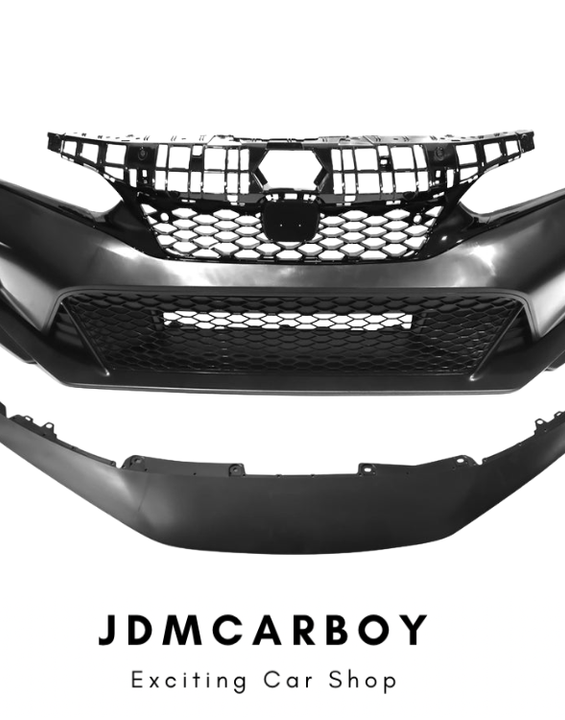 2025-2026 Honda Civic Type R Style Front Bumper Conversion w/ Grilles - FL5 Chassis | JDMCarboy