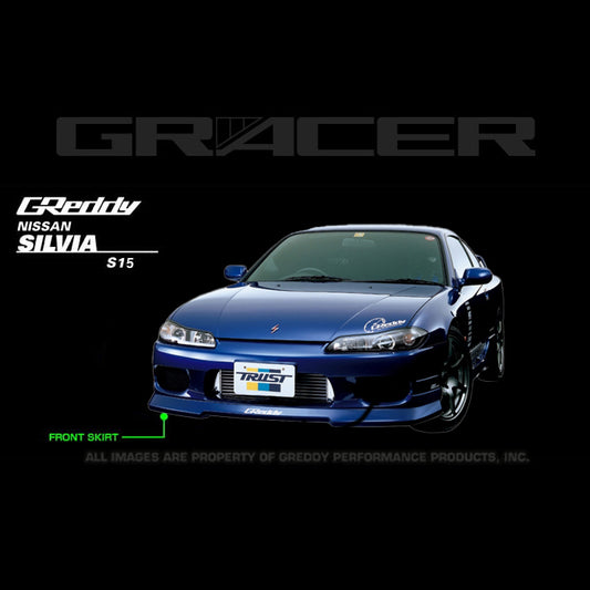 GReddy Gracer Front Lip Spoiler - Nissan JDM Silvia S15 99-02 17020061