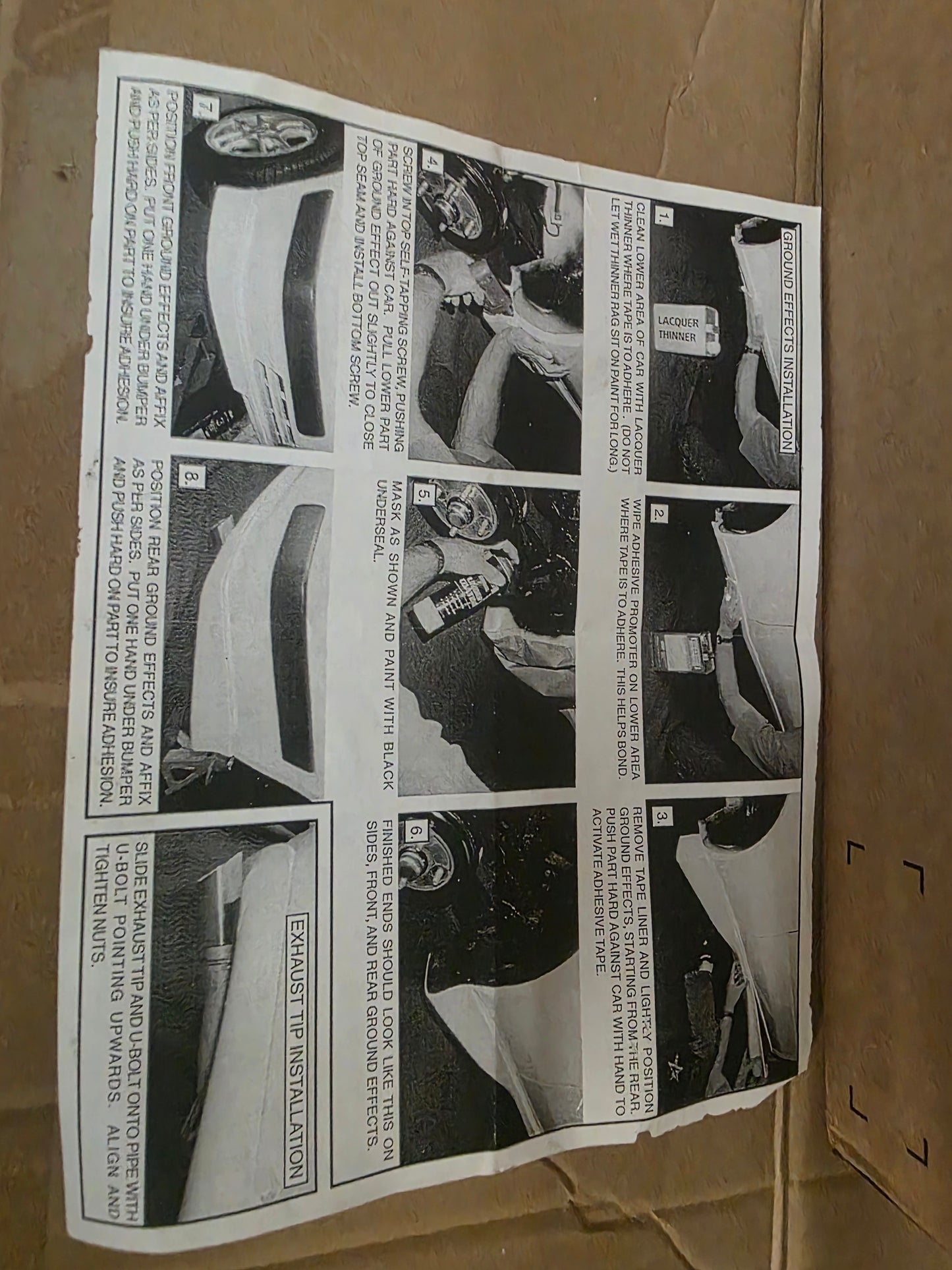 M-Type Molly Designs Polyurethane Ground Effects Kit 1995-1998 Tercel 2DR