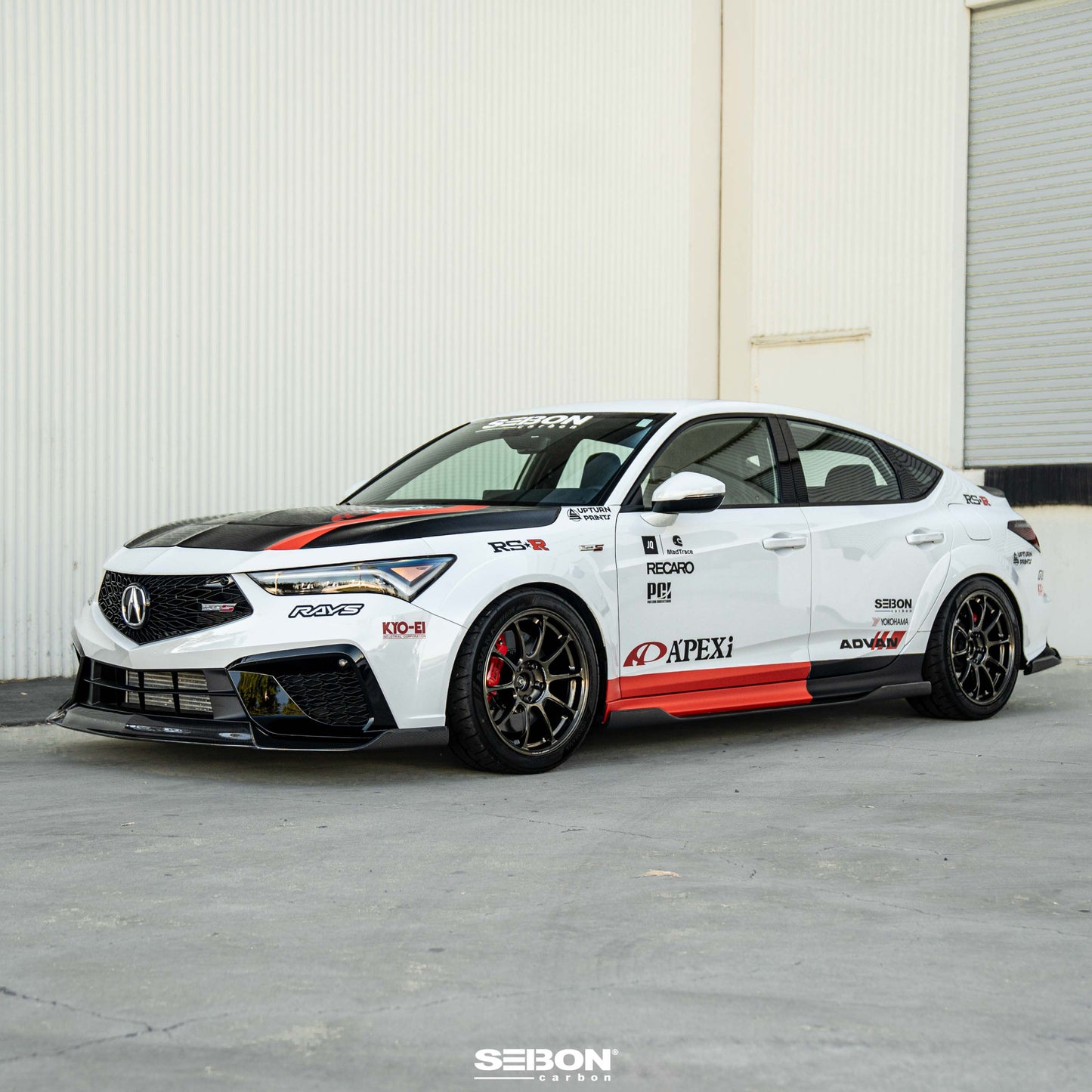 2024-2025 Acura Integra Type S OE-Style Double-Sided Carbon Fiber Hood — Seibon Carbon (HD24ACINS-OE-DS)