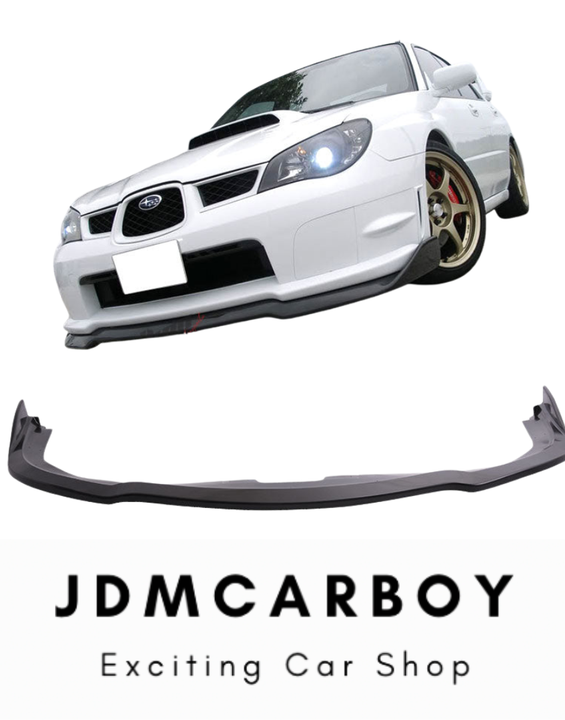 CW2 Style Front Bumper Lip Spoiler - 2006-2007 Subaru Impreza WRX | JDMCarboy
