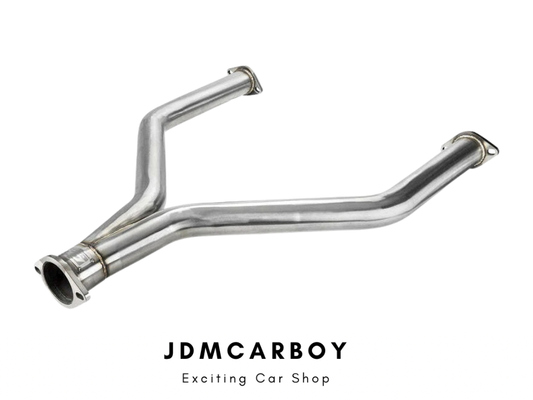 DC Sports Stainless Steel Y-Pipe Mid Pipe - Nissan 350Z 370Z / Infiniti G35 G37 Q50 Q60 RWD AWD | NMS4201