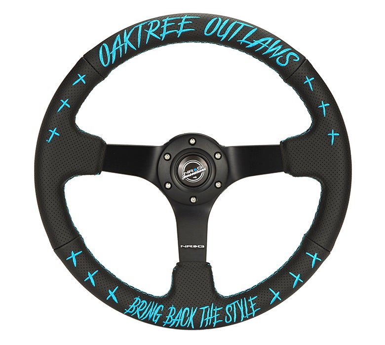 NRG Oaktree Outlaws Collaboration Steering Wheel – 350mm Deep Dish   [LIMITED - 1 AVAILABLE]