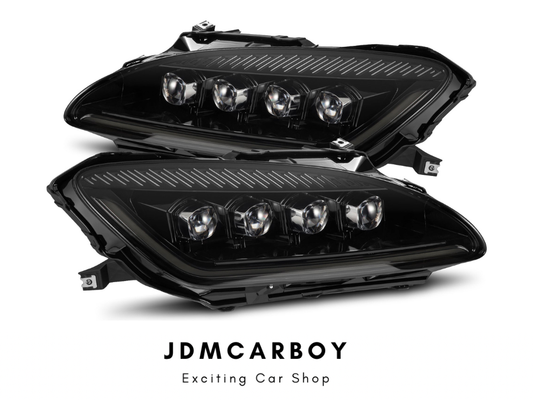 AlphaRex NOVA Series LED Projector Headlights Alpha-Black | 1999-2009 Honda S2000 AP1 / AP2