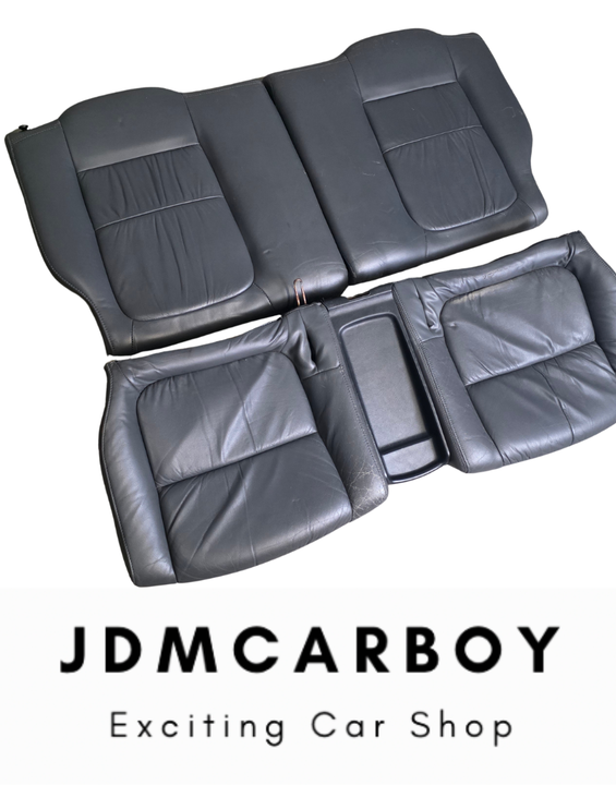 94-01 Acura Integra 3DR Hatchback Rear Gray Leather Seats | Fits Civic EG & EK Hatch