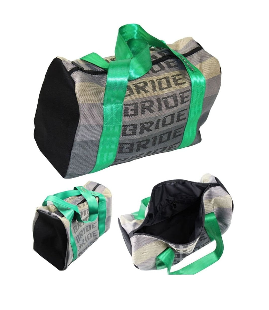 JDM BRIDE Duffle Bag Takata Green Racing Harness Gradation Seat Cloth Gym Bag