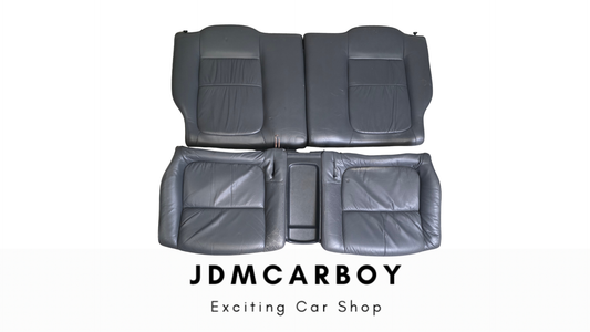 94-01 Acura Integra 3DR Hatchback Rear Gray Leather Seats | Fits Civic EG & EK Hatch