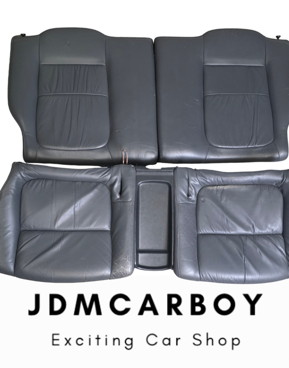 94-01 Acura Integra 3DR Hatchback Rear Gray Leather Seats | Fits Civic EG & EK Hatch