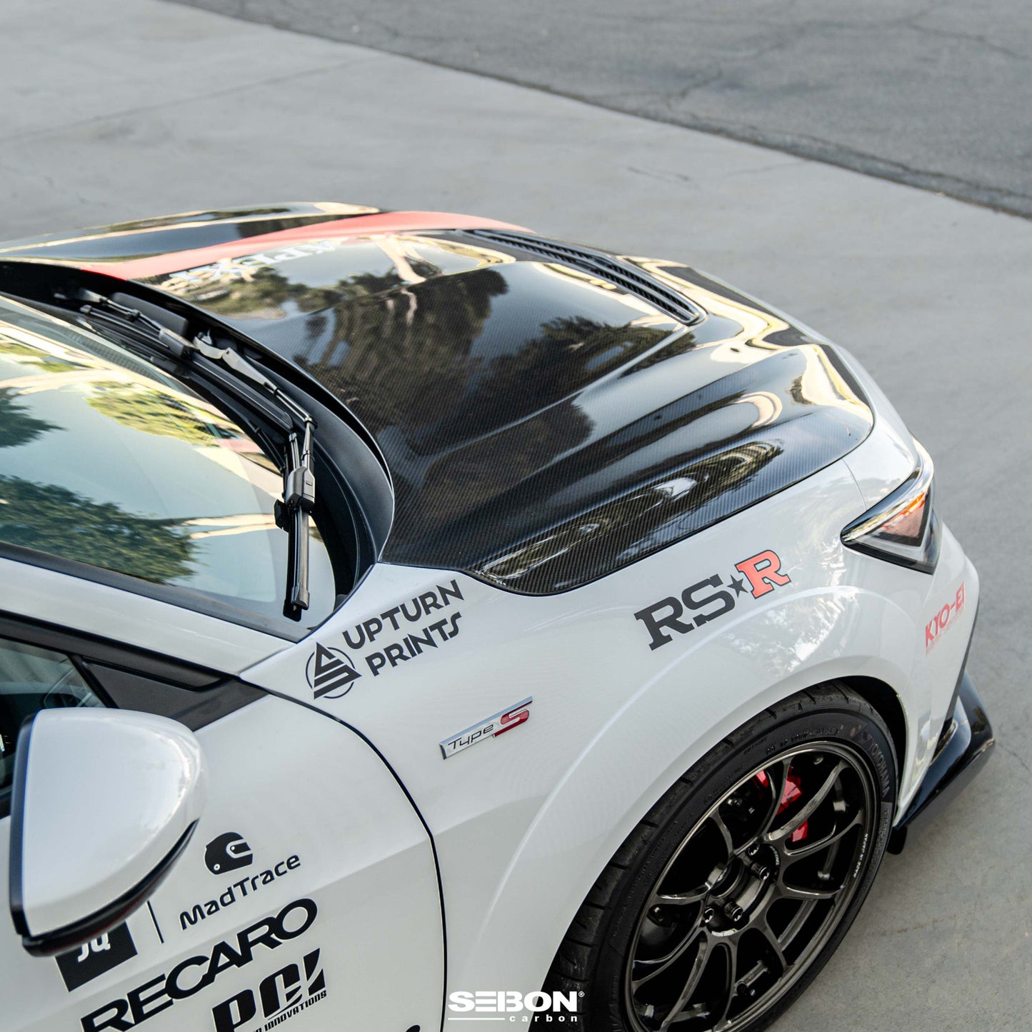 2024-2025 Acura Integra Type S OE-Style Double-Sided Carbon Fiber Hood — Seibon Carbon (HD24ACINS-OE-DS)