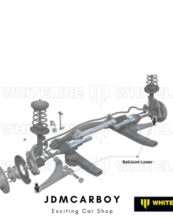 Whiteline KCA468 Front Adjustable Camber Kit for 2016-2021 Honda Civic