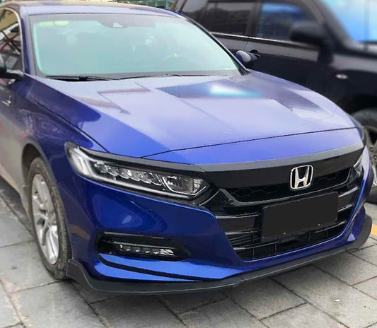 FOR 18-20 HONDA ACCORD SEDAN 4DR TYPE-CS PU FRONT BUMPER LIP SPOILER URETHANE