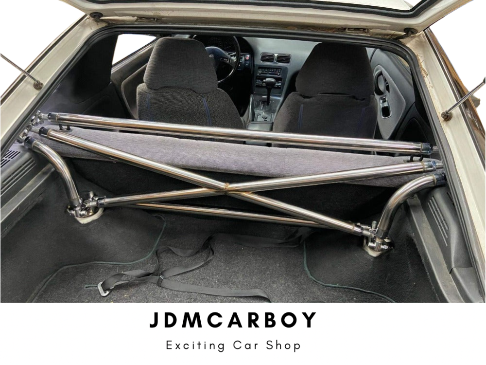 JDMCARBOY X-Bar Crossbar Chassis Brace - Nissan 240SX S13 | JDM Rear Tower Brace for Ultimate Handling