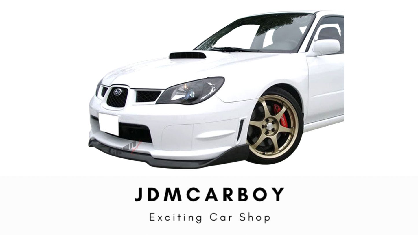 CW2 Style Front Bumper Lip Spoiler - 2006-2007 Subaru Impreza WRX | JDMCarboy